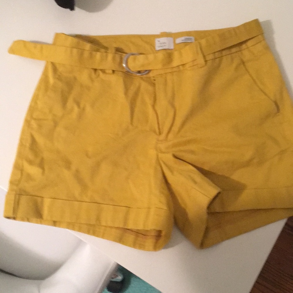 Yellow shorts